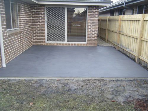 concrete porch