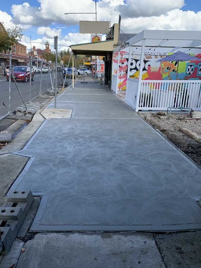 concrete sidewalk