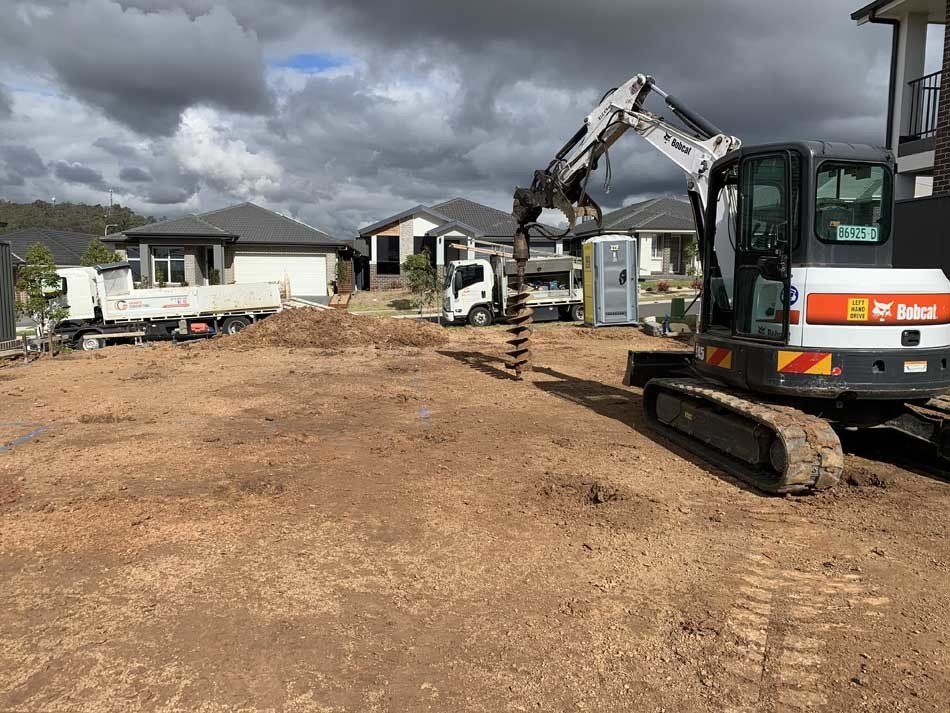 Concrete slabs prep work in Tahmoor