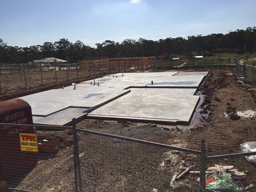 concrete patio