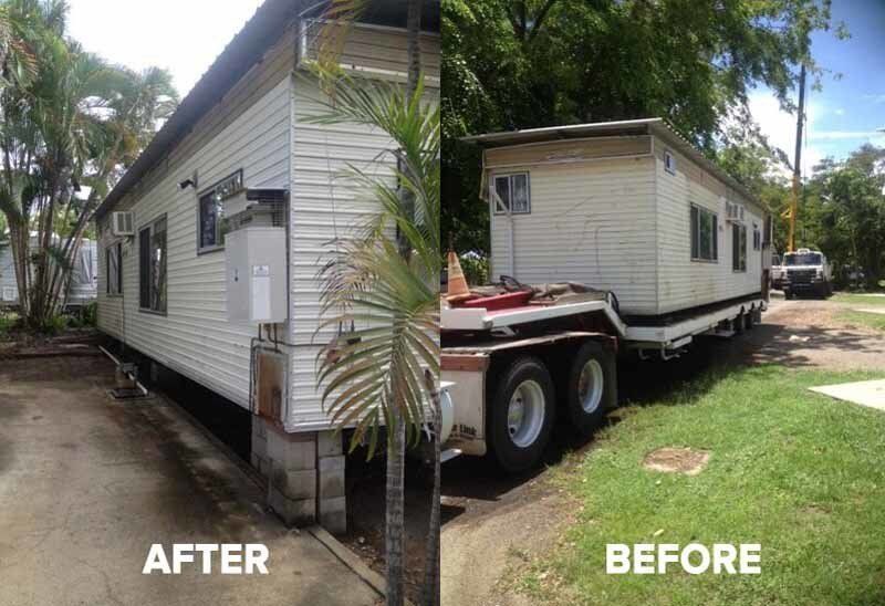 rubbish removal before and after