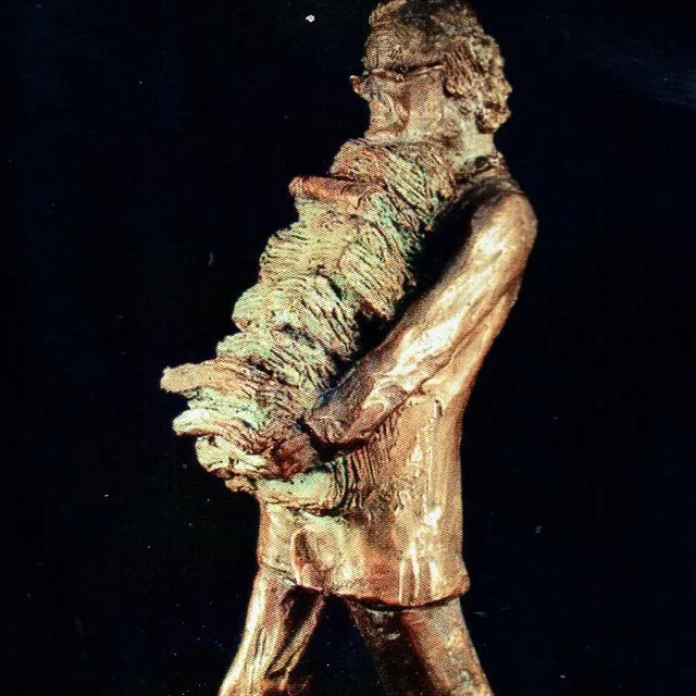 Getrud_Mitterstieler_Widmann_Bronze_Skulptur_Figur_Statue_Bibliothekar_cm