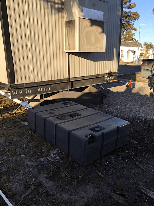 RV Holding Tanks — Wastewater Tank on Construction Area in Tampa Bay, FL