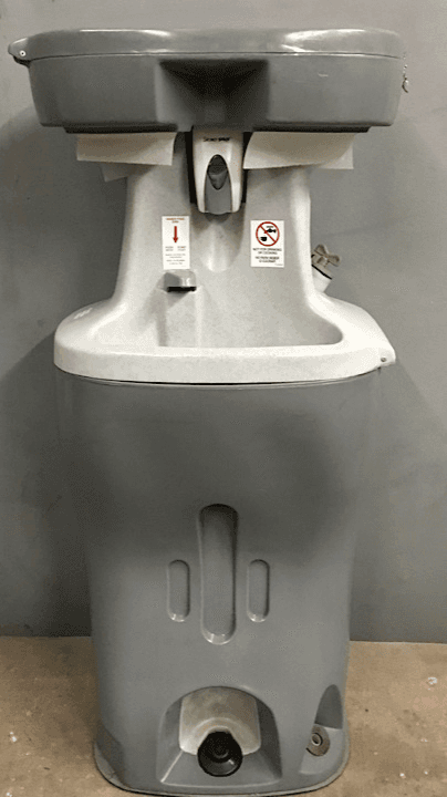 Porta Potty Rentals — White Handwash Station in Tampa Bay, FL