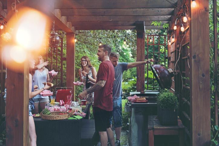 bbq decking