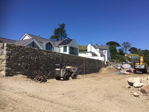 Groundworks for new builds