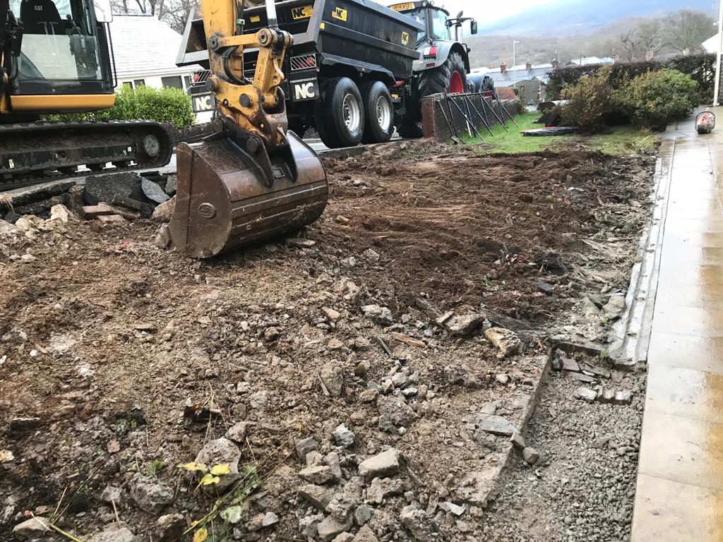 Demolition work
