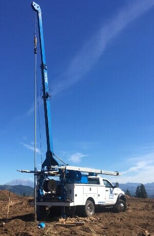 Water Flowing — Drilling in Woodland, WA Water Flowing — Drilling in Woodland, WA