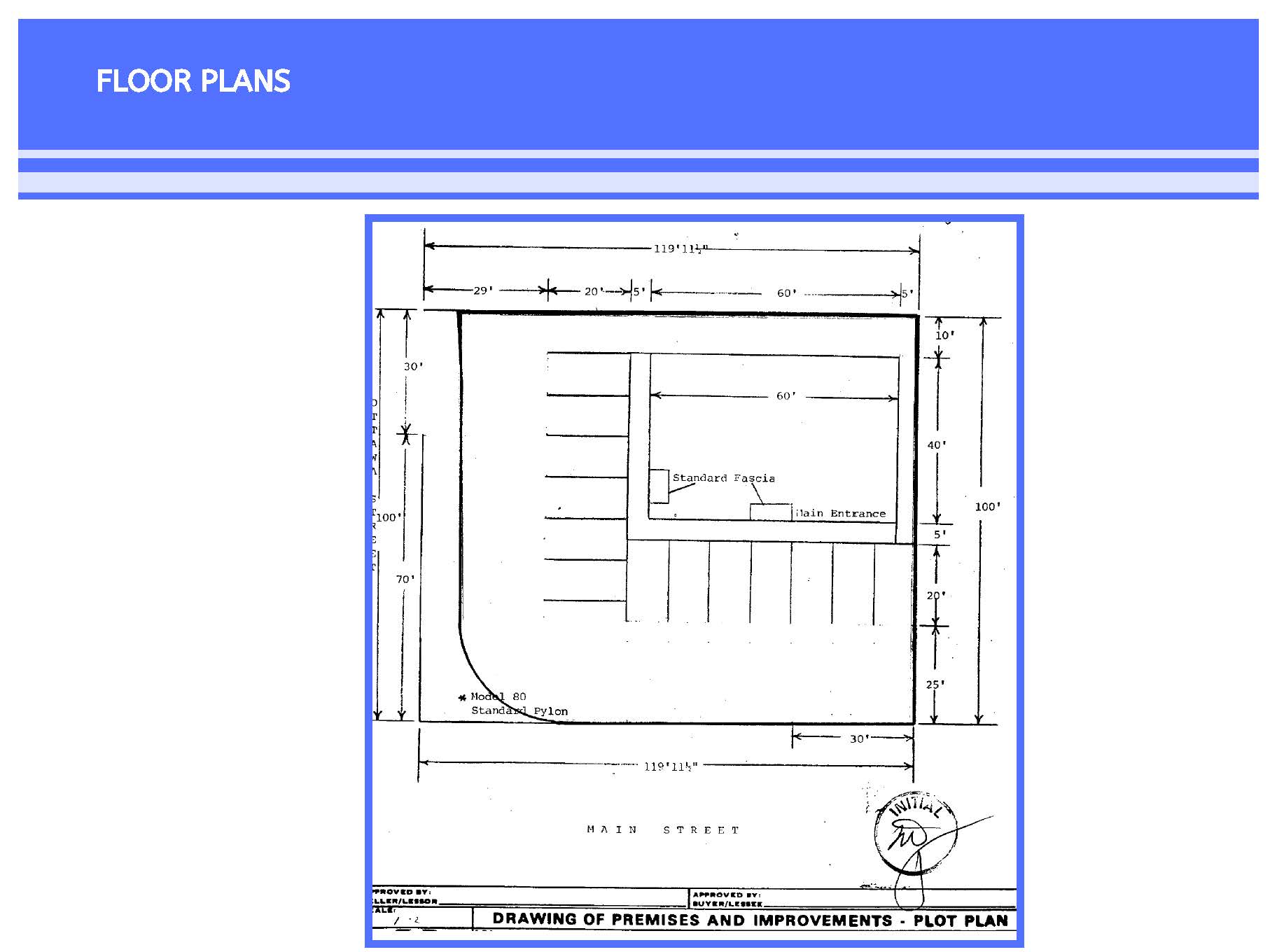 A technical floor plan diagram for the 