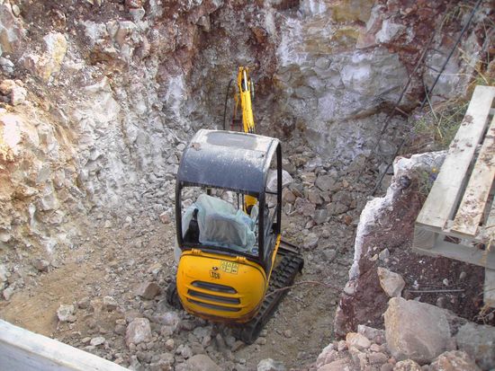 muletto in cantiere