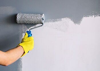 Interior Painting Services — Painting Wall in Gray in Damascus, OR Interior Painting Services — Painting Wall in Gray in Damascus, OR