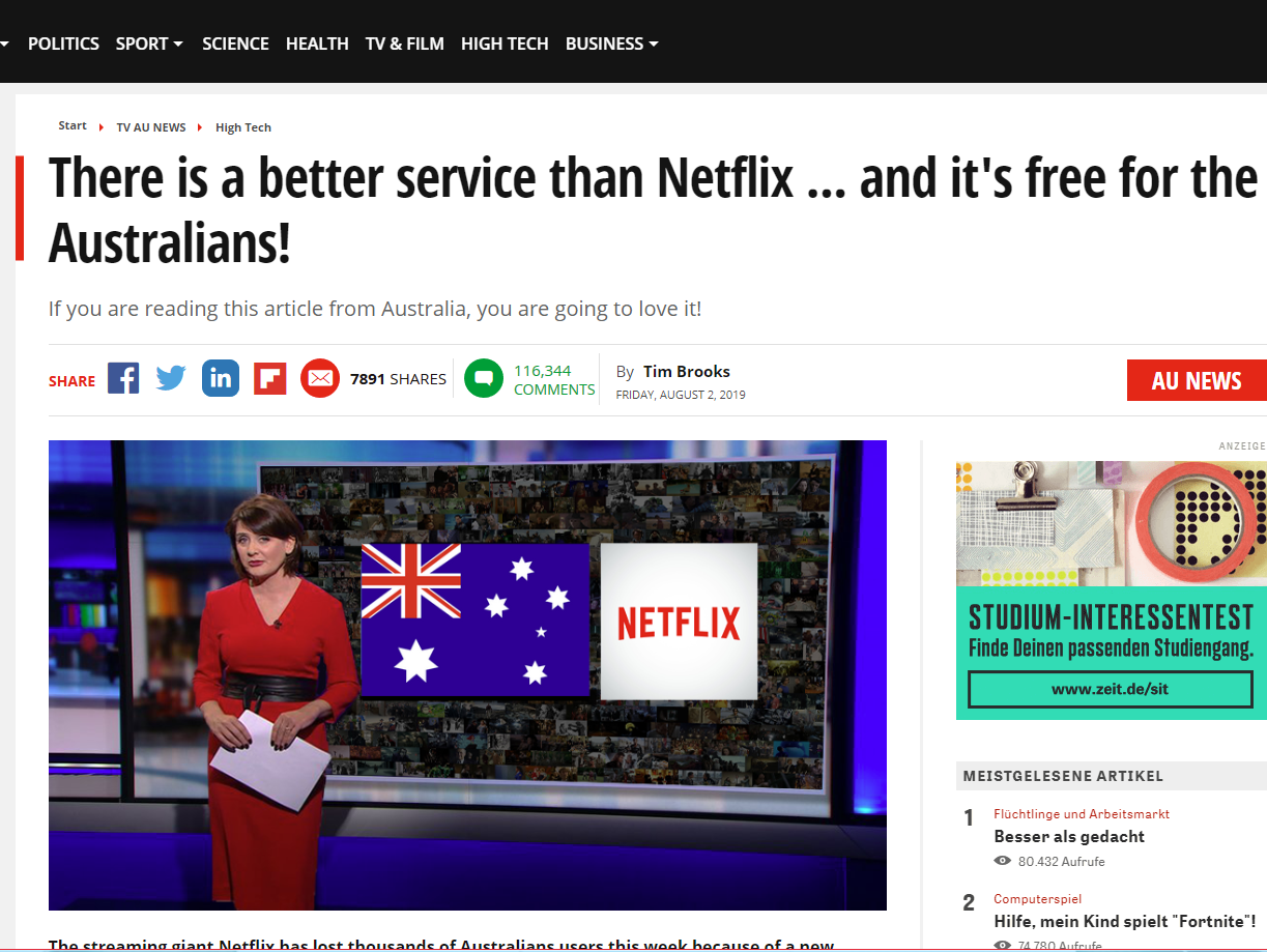 Fake Website for MovieFlix