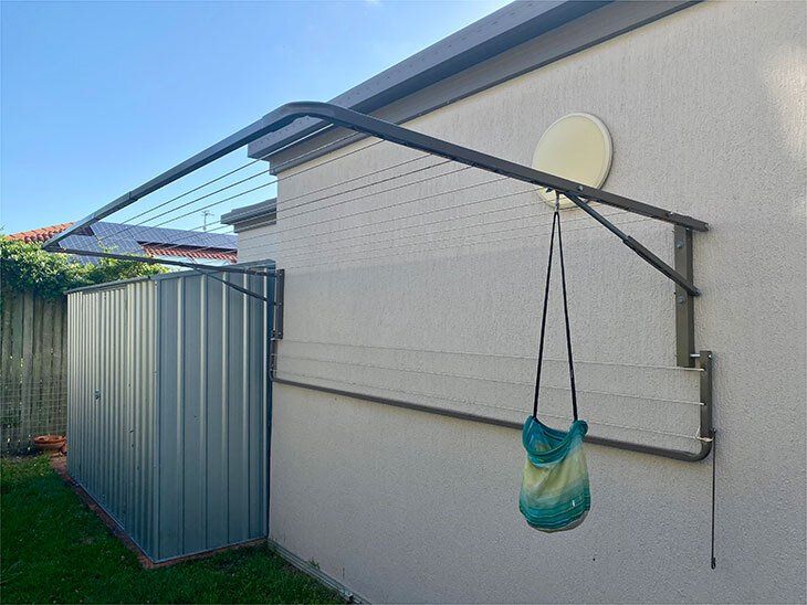 Wall Mounted Clothesline Installation Sunshine Coast
