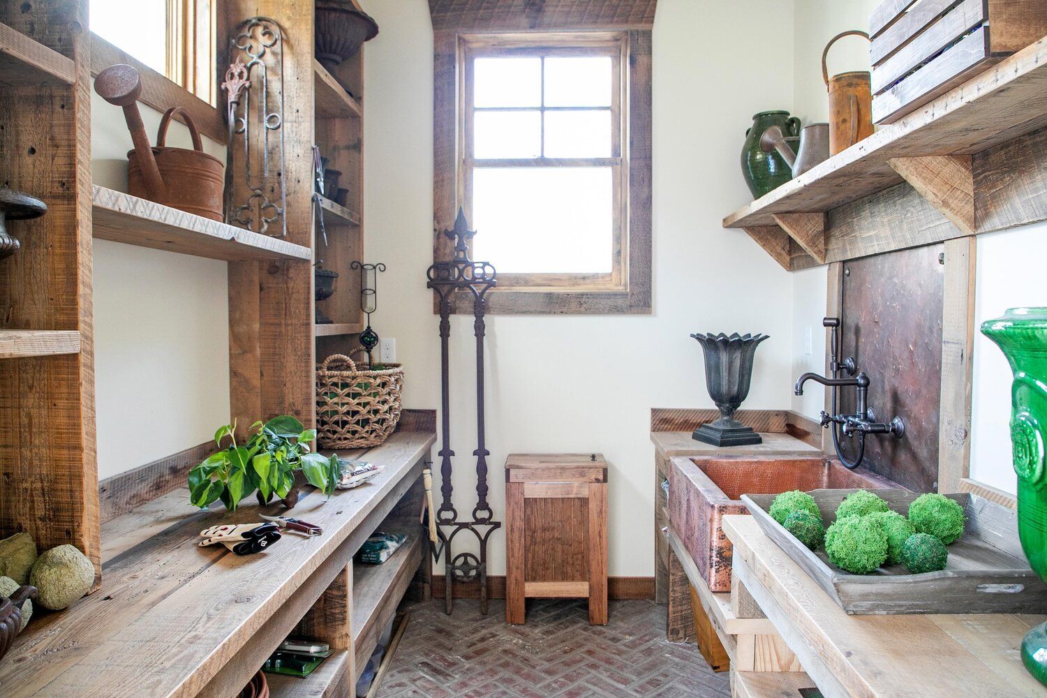 shelves, shelving, work bench, organization