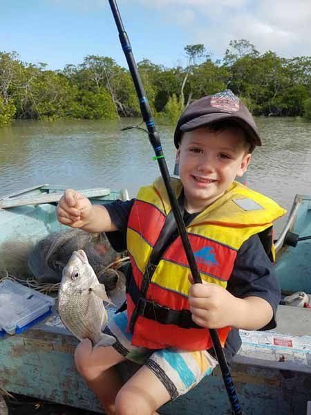 kid fishing