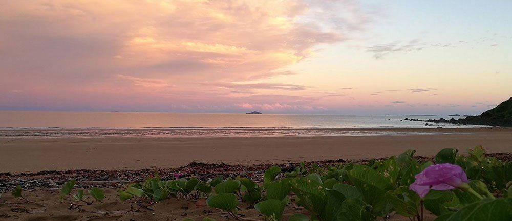 beach at sunset