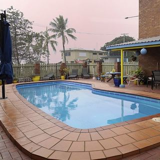 swimming pool at sand piper motel