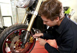 Motorcycle servicing