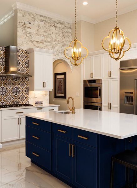 Luxury White Kitchen Design — Fort Myers, FL — Nova Countertops USA Luxury White Kitchen Design — Fort Myers, FL — Nova Countertops USA