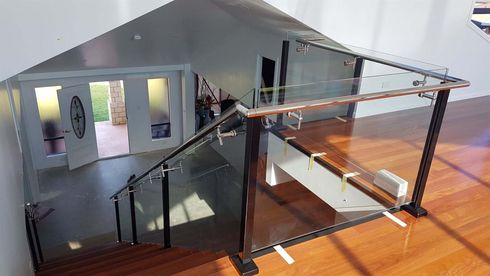 Glass Balustrade — Aluminium Fabrications in Rockhampton, QLD