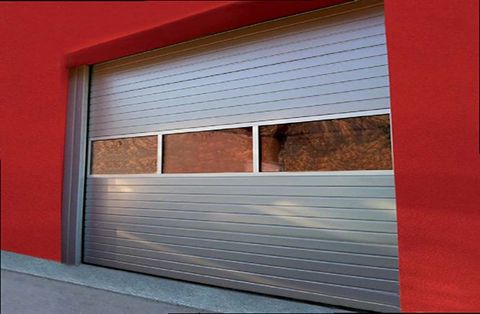 porta sezionale senza doghe