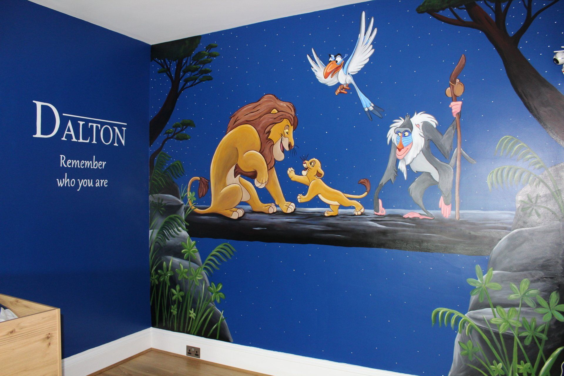 lion king mural 