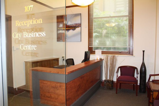 Reception area