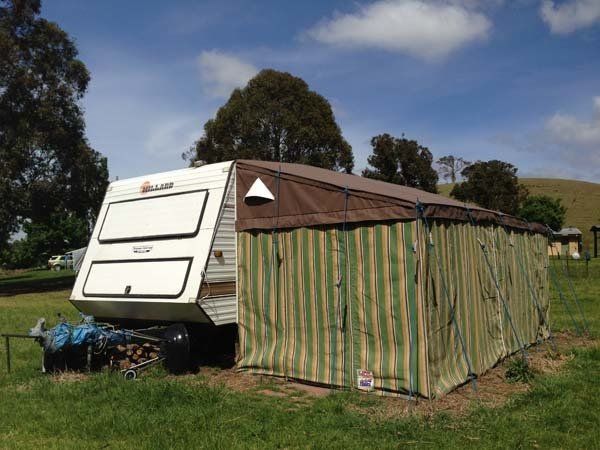 canvas trailer tent