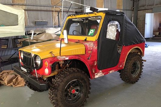 off-road vehicle with canopy