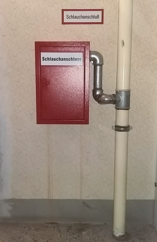 Schlauchanschluss Trockensteigleitung