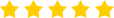 Five gold stars in a row