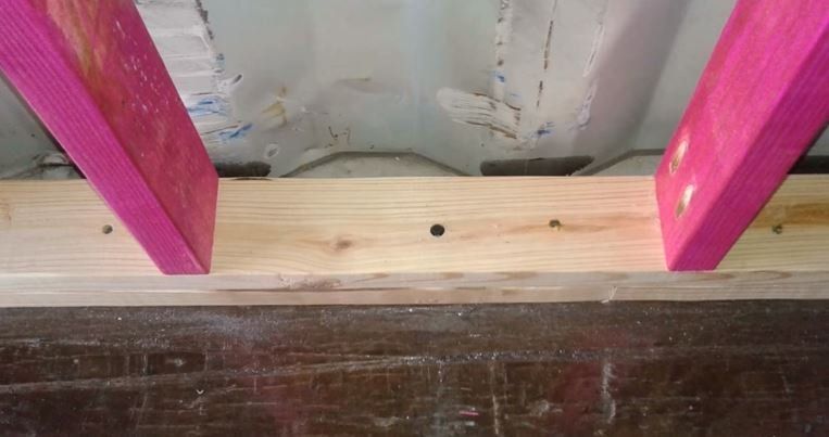 Farming a Cargo Container- Securing the base plates to the floor