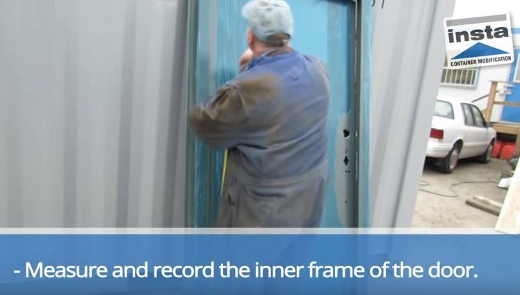 How to Install a Cargo Container Door- Step 1