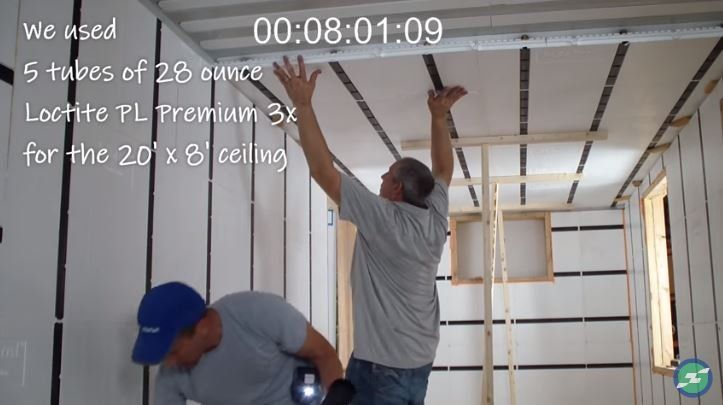 Installing Insulation in a Shipping Container 