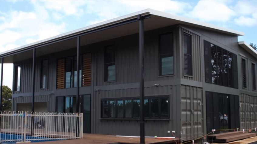A Luxury Cargo Container Home- The Lindendale