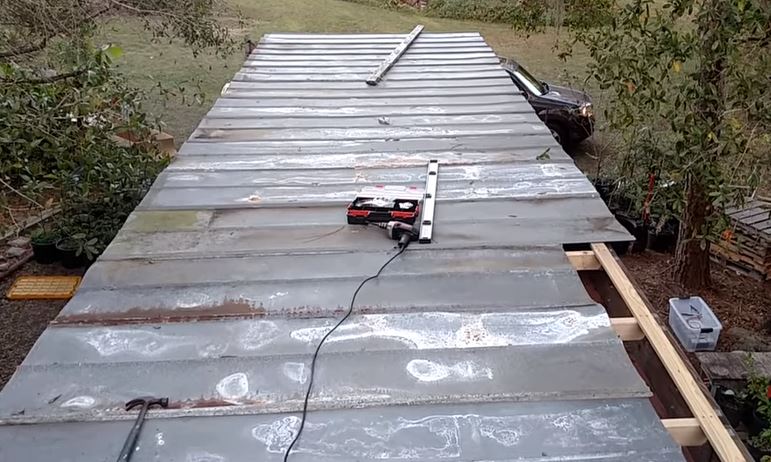 Rainwater Catchment on an 8x40 Cargo Container 