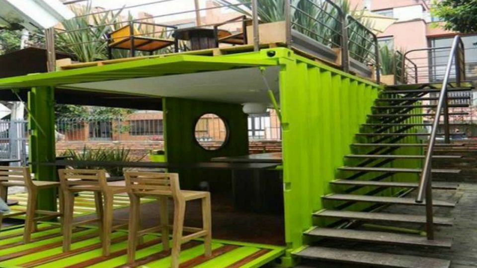 Shipping Container Restaurant Modification