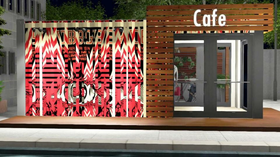 Shipping Container Restaurant Modification