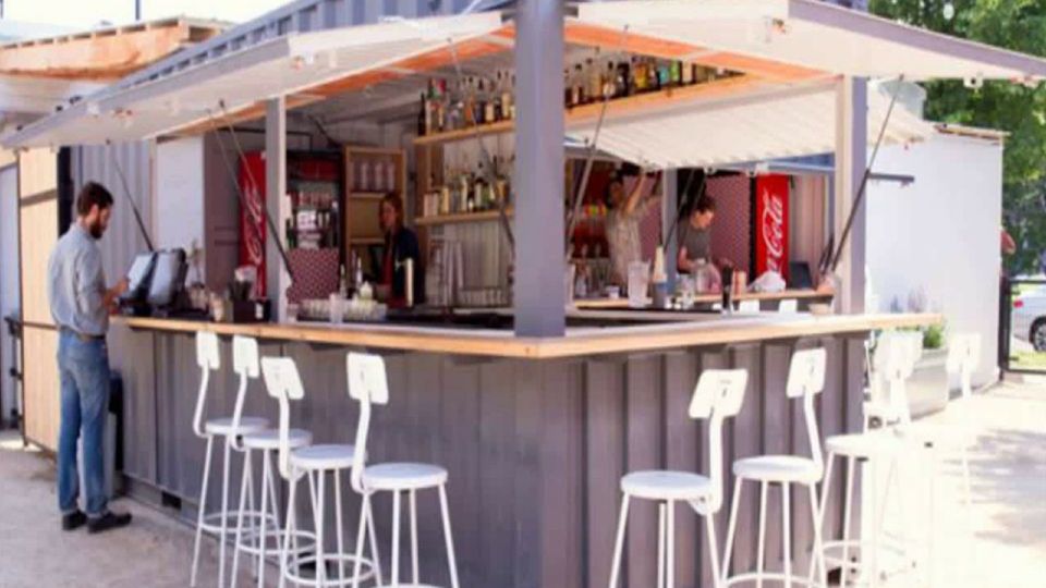 Shipping Container Restaurant Modification