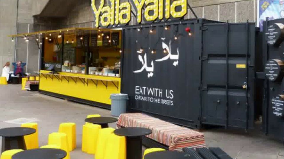 Shipping Container Restaurant Modification