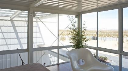 Office in a Shipping Container Home 