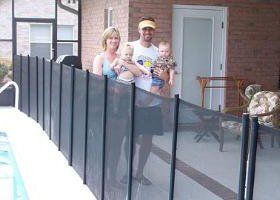 pool gate installation