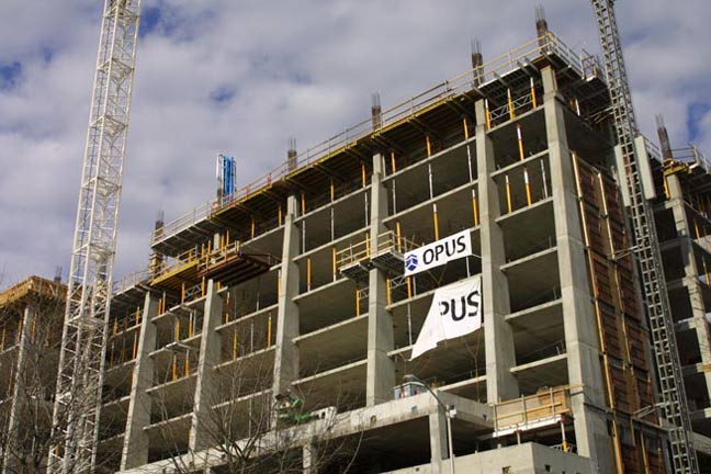 Unfinished structure — Structural steel in Seattle, WA