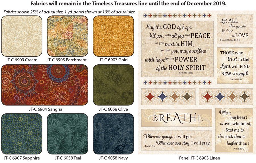 Woven in Faith fabrics