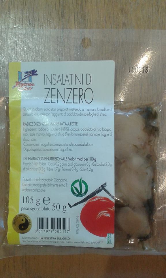 insalatini di zenzero