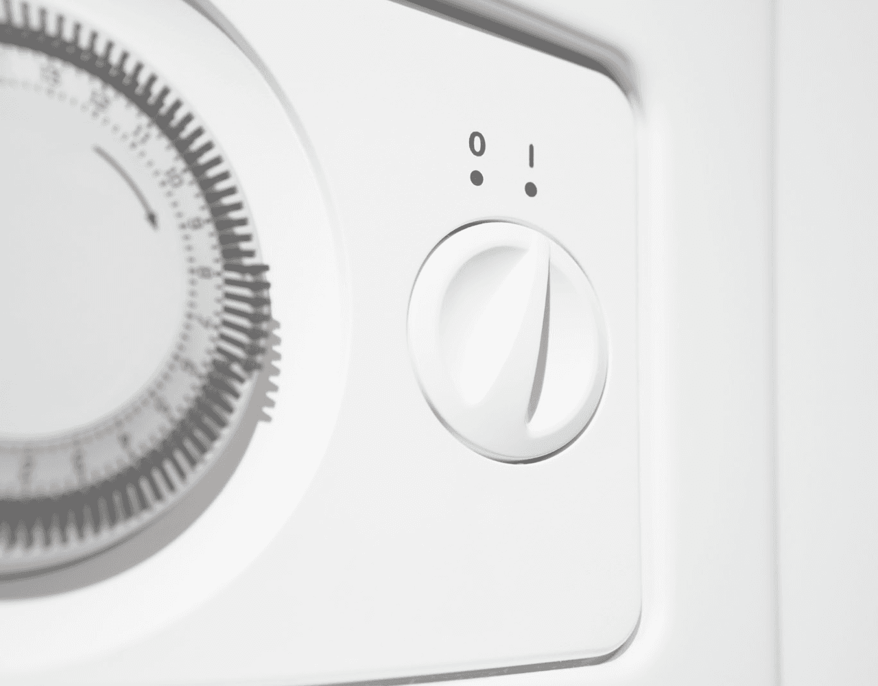 A close up of a clock with the number 0 on it