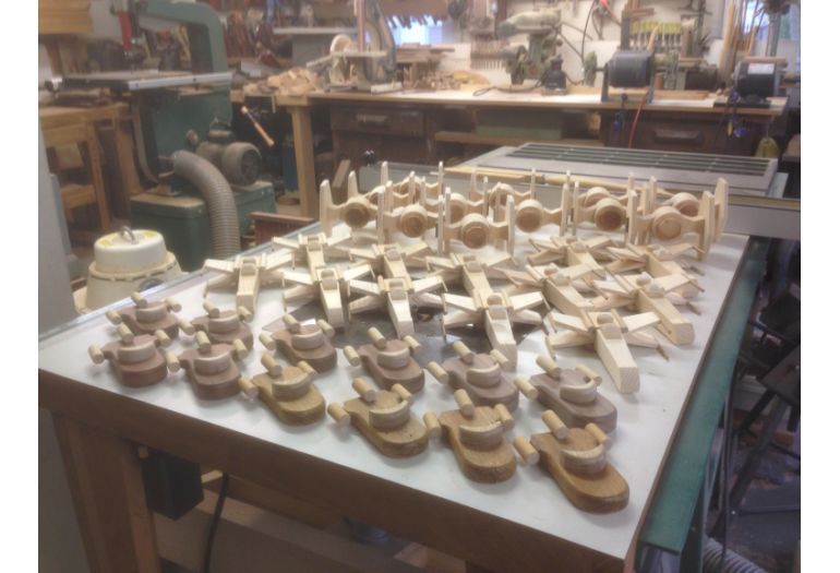 Sapce craft wood toys