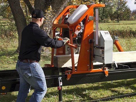 Operator Position of the M285 Sawmill