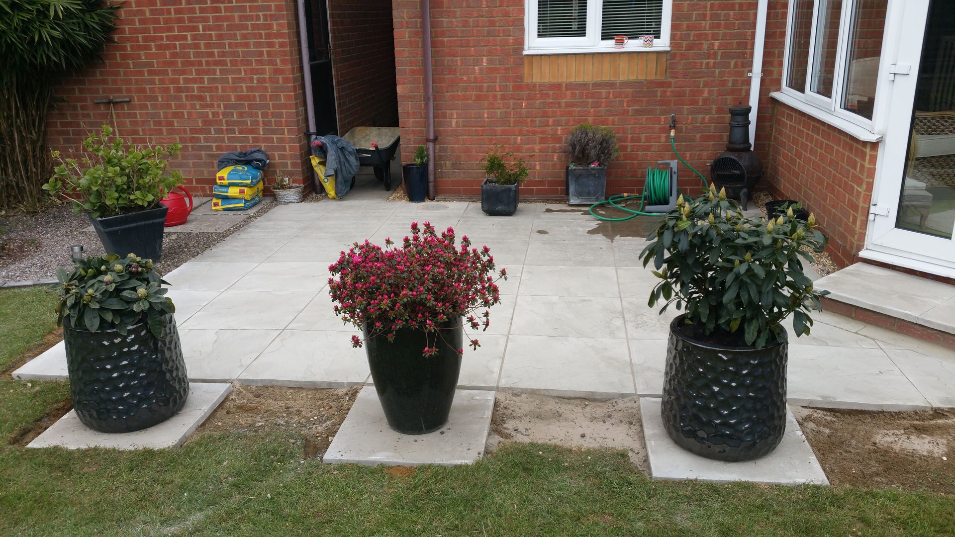 Garden paving