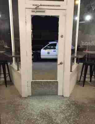 Broken glass in an Insurance Company - Glass Replacement in Long Beach, CA Glass Repair by Fast Glass of Long Beach Broken glass in an Insurance Company - Glass Replacement in Long Beach, CA Glass Repair by Fast Glass of Long Beach